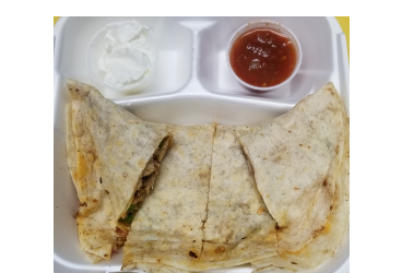 Steak Quesadilla + Fries